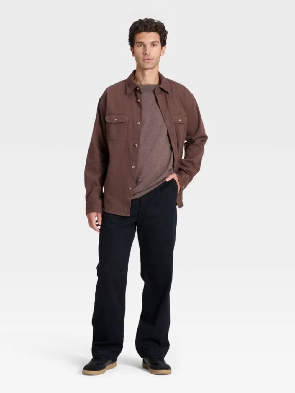 NWT Men's Goodfellow 38x30 Every Wear Relaxed Fit Straight Leg Black Chino Pants